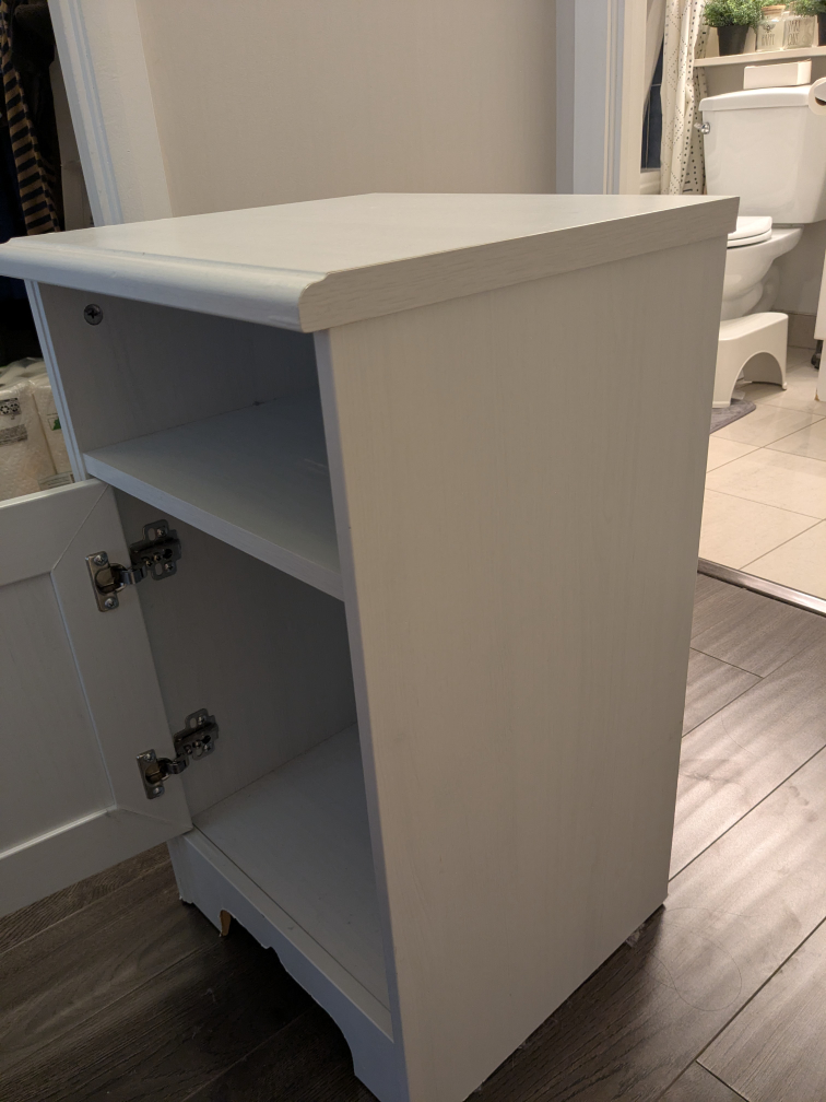 IKEA Aspelunde White Nightstand - photo 4