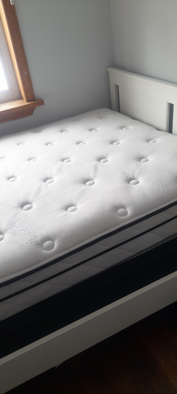 IKEA MALM Double Bed Frame with Mattress - photo 5