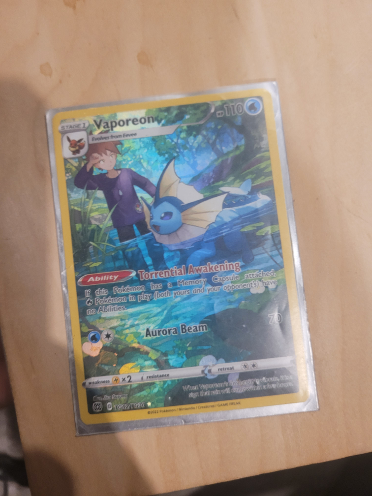 Pokemon Card  - Vaporeon  -Ultra rare