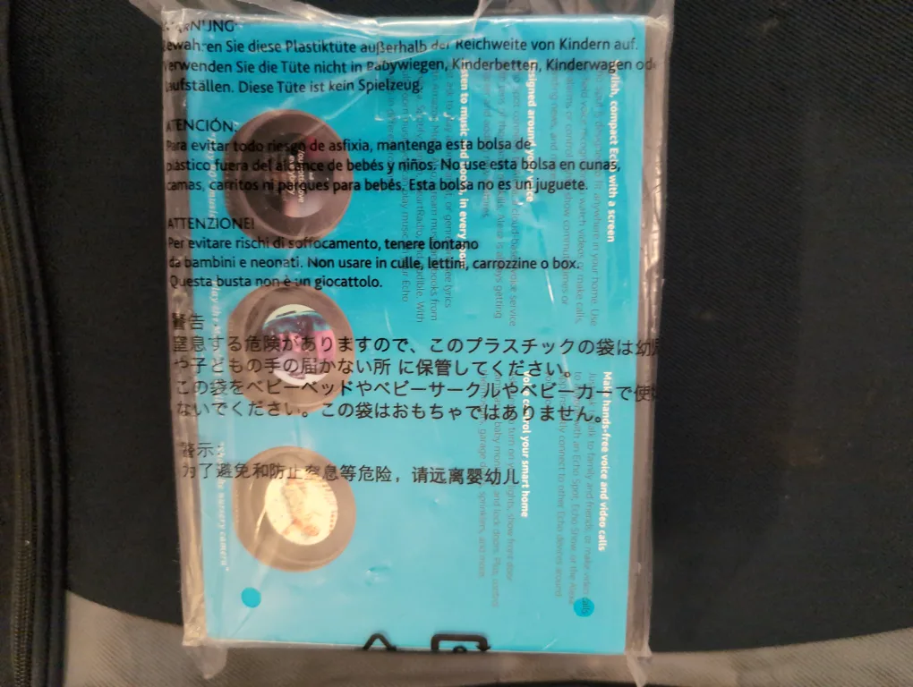 Amazon Echo Spot - Smart Speaker with Screen -original packaging image indicator(2)