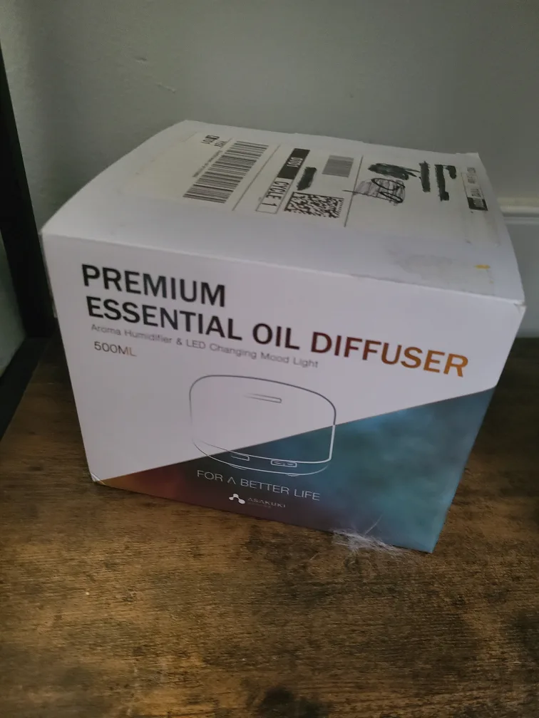 Premium Essential Oil Diffuser - ASANUKI 500ML image indicator(2)