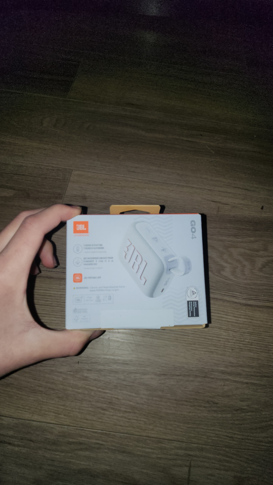 JBL GO 4 Portable Bluetooth Speaker - White - photo 3