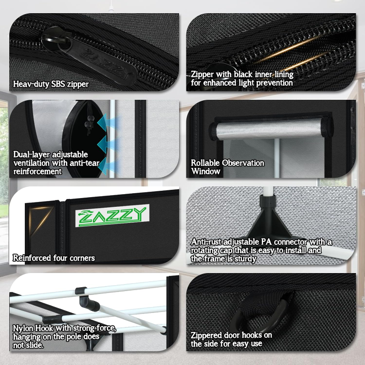 ZAZZY Grow Tent - Indoor Hydroponic Growing System - photo 3