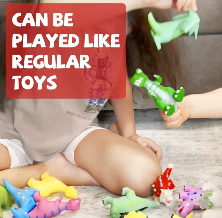 NEW!   12-Pack Dinosaur Bath Toys for Toddlers 18M+ image indicator(5)