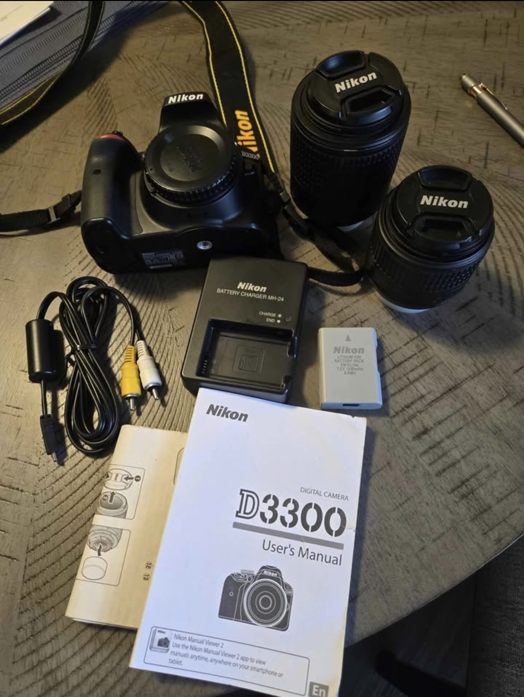 Nikon D3300 DSLR Camera Kit with Two Lenses
