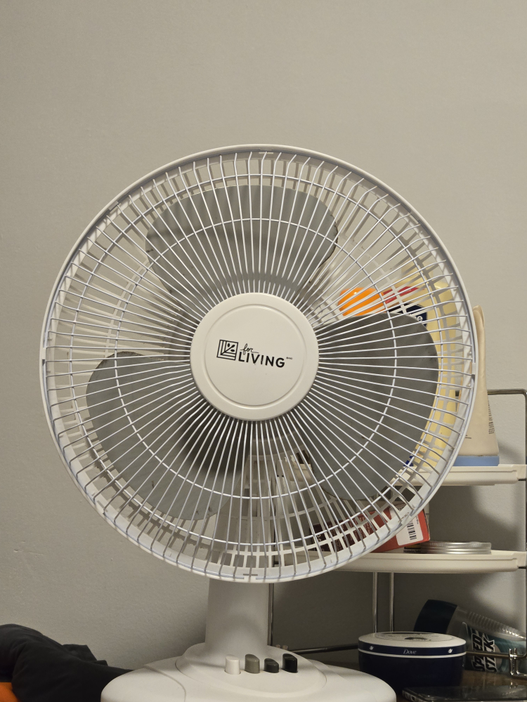 For Living 12-inch Desk Fan