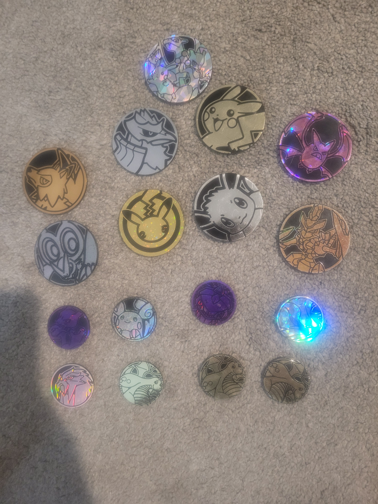 Pokemon Center Medallions - Lot of 18