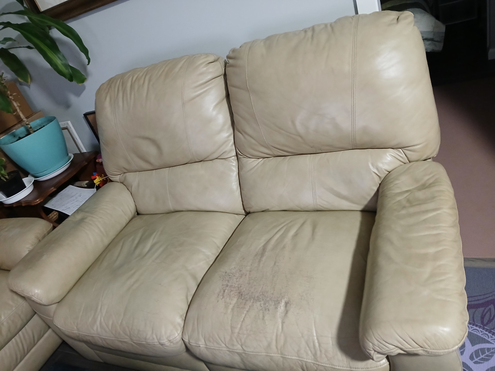 Reclining Leather Love Seat and Sofa Set - photo 5