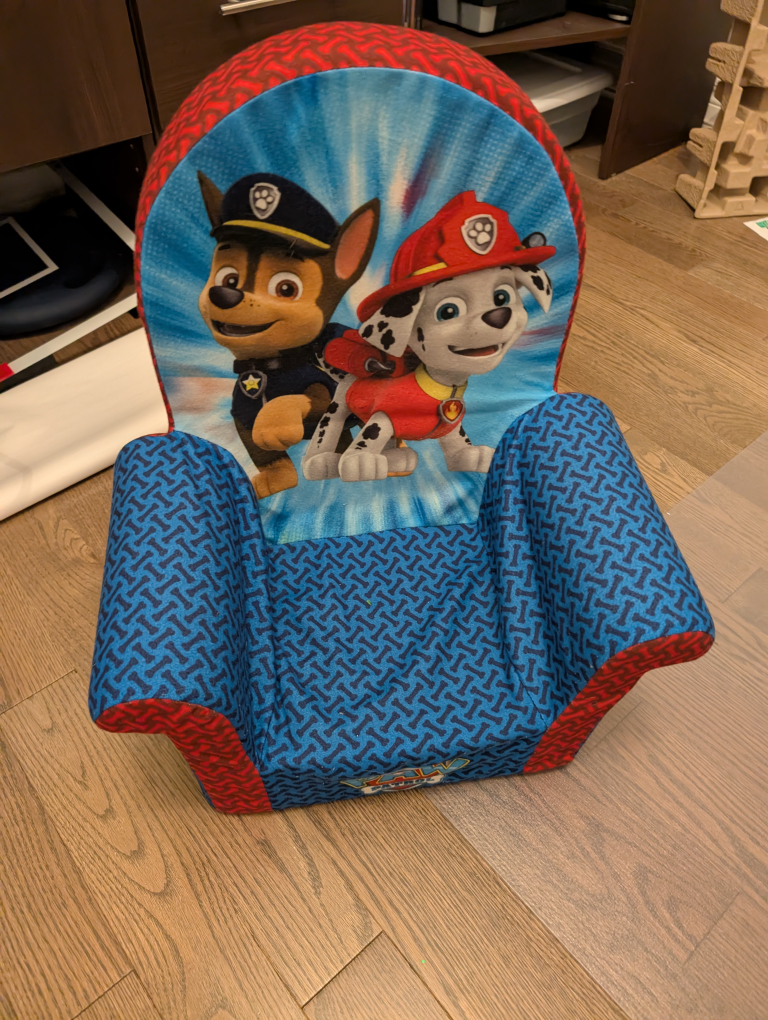 Paw Patrol Toddler Chair
