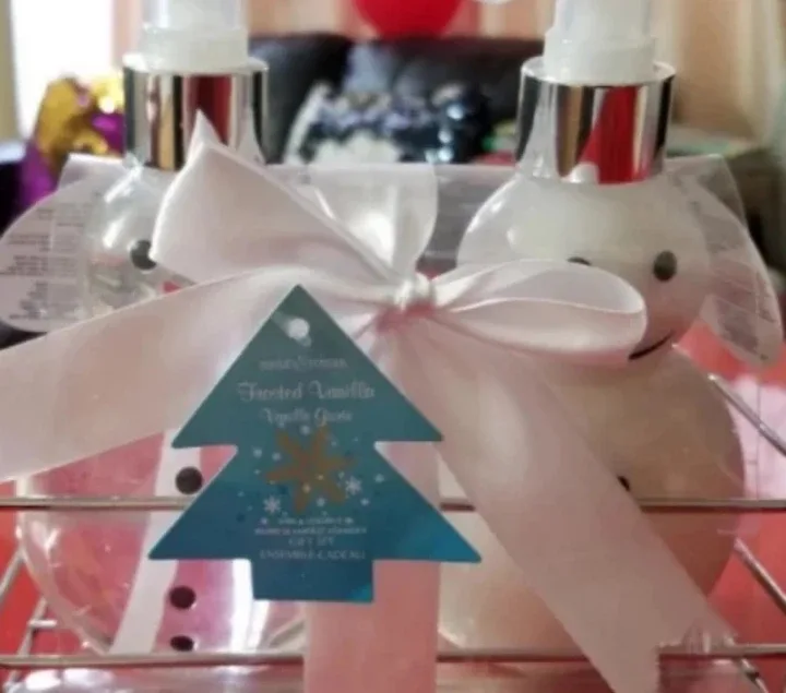 Ashley & Foster Snowman liquid Hand Soap and lotion Set 🏈 image indicator(6)