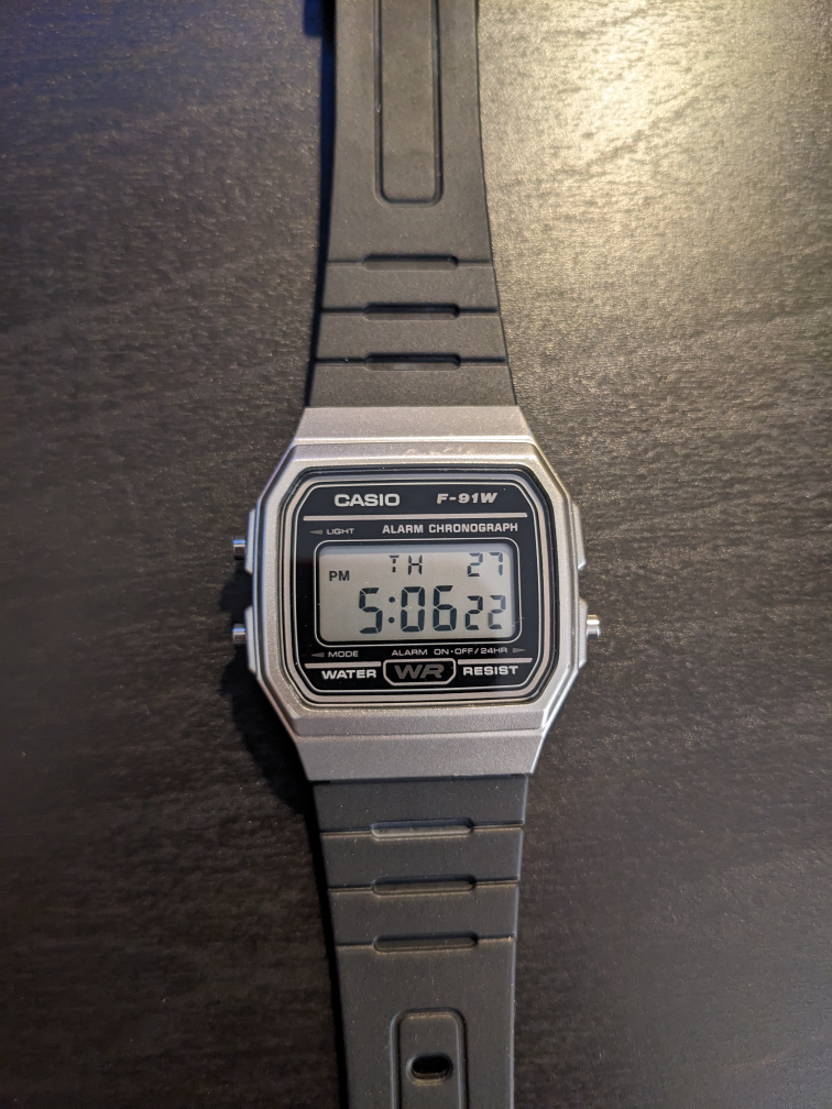 Casio F-91W Watch
