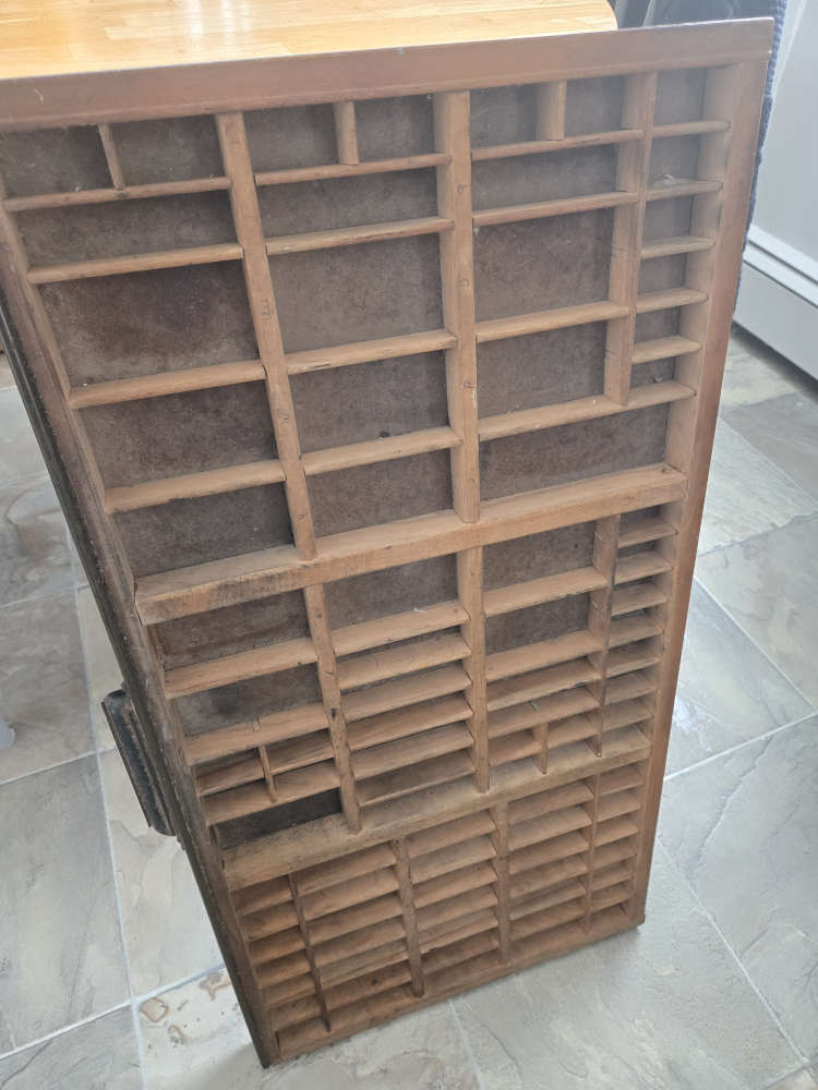 Antique Hamilton Type Case