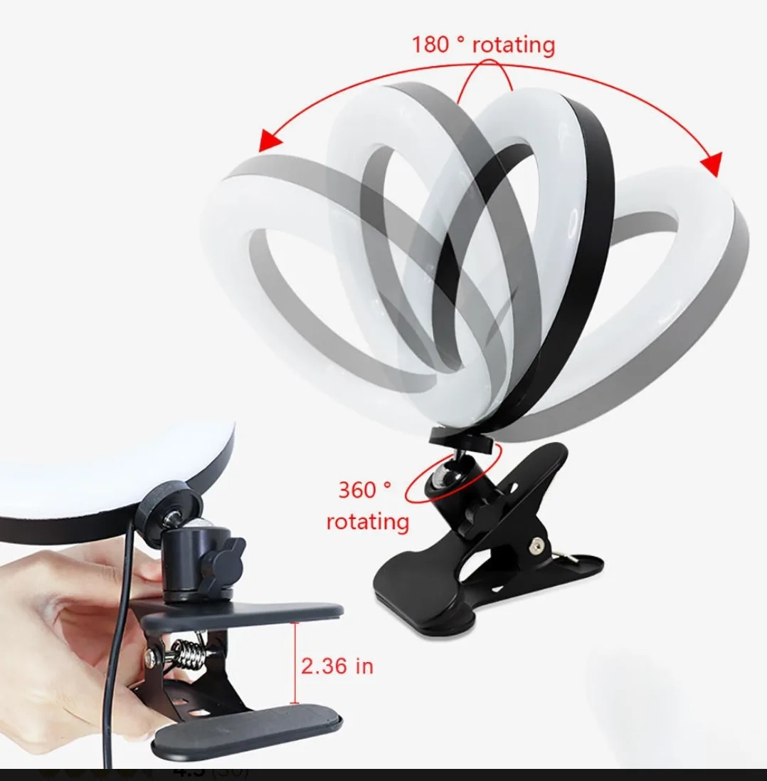 Brand New " Clip-on Selfie Light LED $15 image indicator(5)