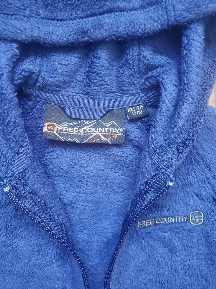 Free Country Kids' Fleece Zip-Up Hoodie - Size 2/3 image indicator(2)