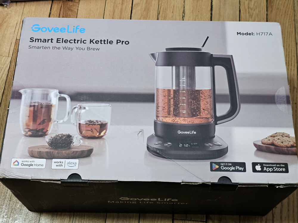 Govee Smart Electric Kettle Pro - 1.7L Black