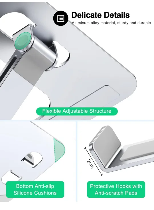 Laptop Stand - Foldable & Adjustable Aluminum Alloy image indicator(5)