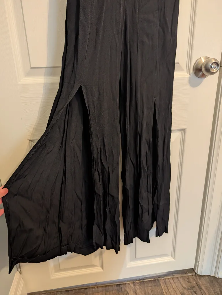 Vintage All That Jazz Black Halter Jumpsuit image indicator(2)