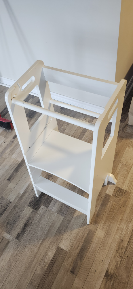 White Wooden Learning Tower - photo 3