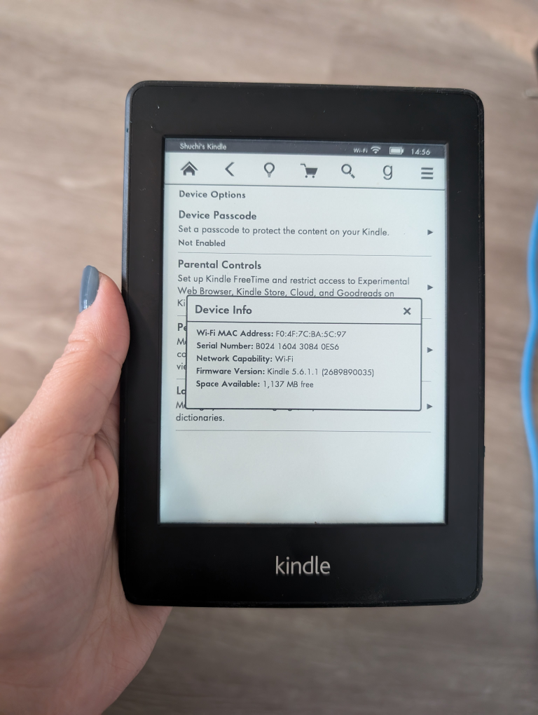 Kindle Paperwhite E-reader 5th Gen - photo 3