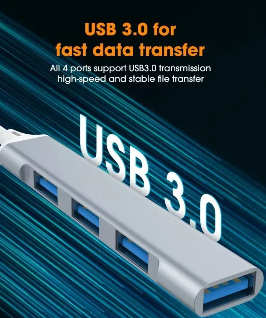 USB-C Hub - 4 Port USB 3.0 Hub - photo 3