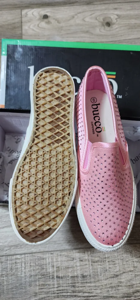 Pink Bucco Capensis Slip On Shoes🏈 image indicator(3)