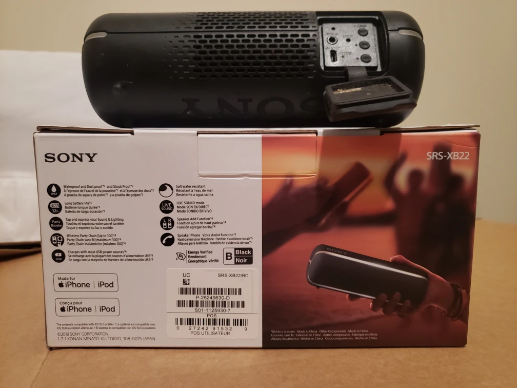 Sony  Wireless Extra Bass Portable Bluetooth Speaker - photo 3