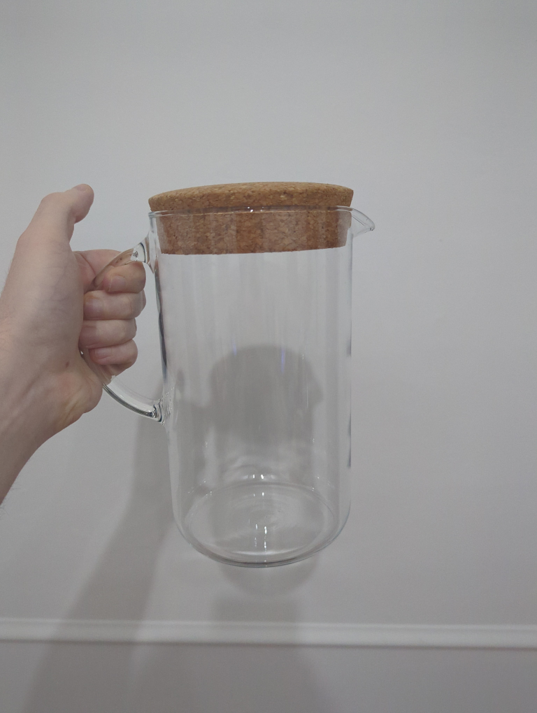 glass pitcher cork lid