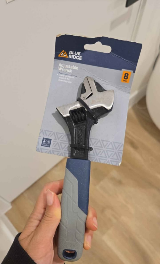 Blue Ridge 8 Inch Adjustable Wrench