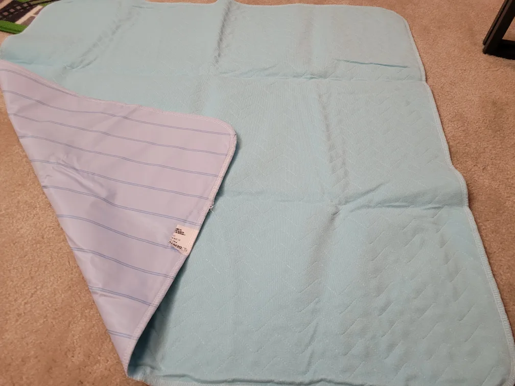 Bed protector,  Changing Mat Pad - Light Blue image indicator(4)