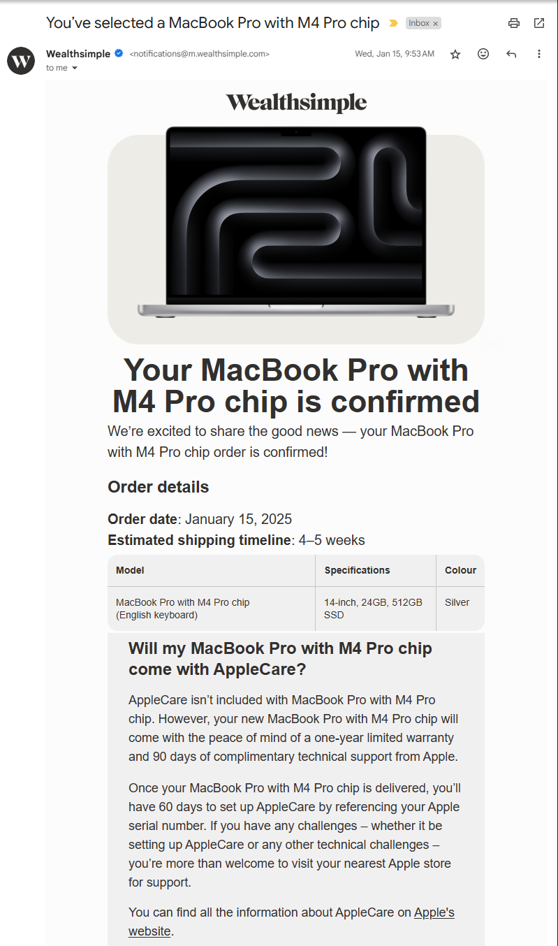 Apple MacBook M4 Pro (new) - photo 4