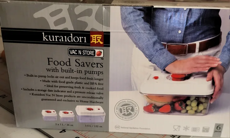 Kuraidori Vac N Store Food Savers with Built-in Pumps image indicator(2)
