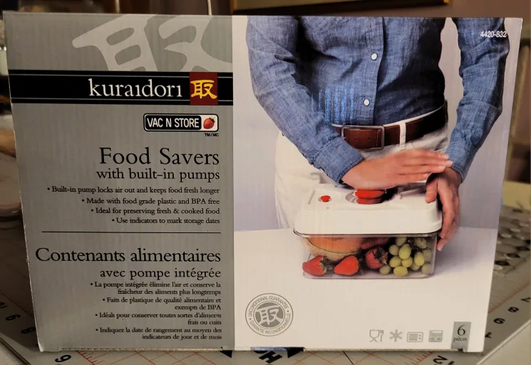 Kuraidori Vac N Store Food Savers with Built-in Pumps image indicator(3)