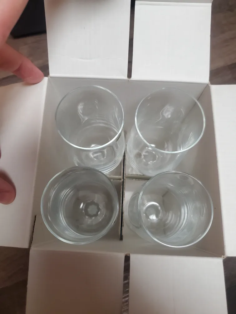 Champagne Flute Set of 4 Bohemia Crystal-Czechoslovakia-NEW image indicator(3)