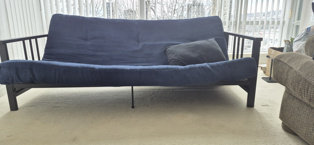 Navy Blue Futon Sofa Bed
