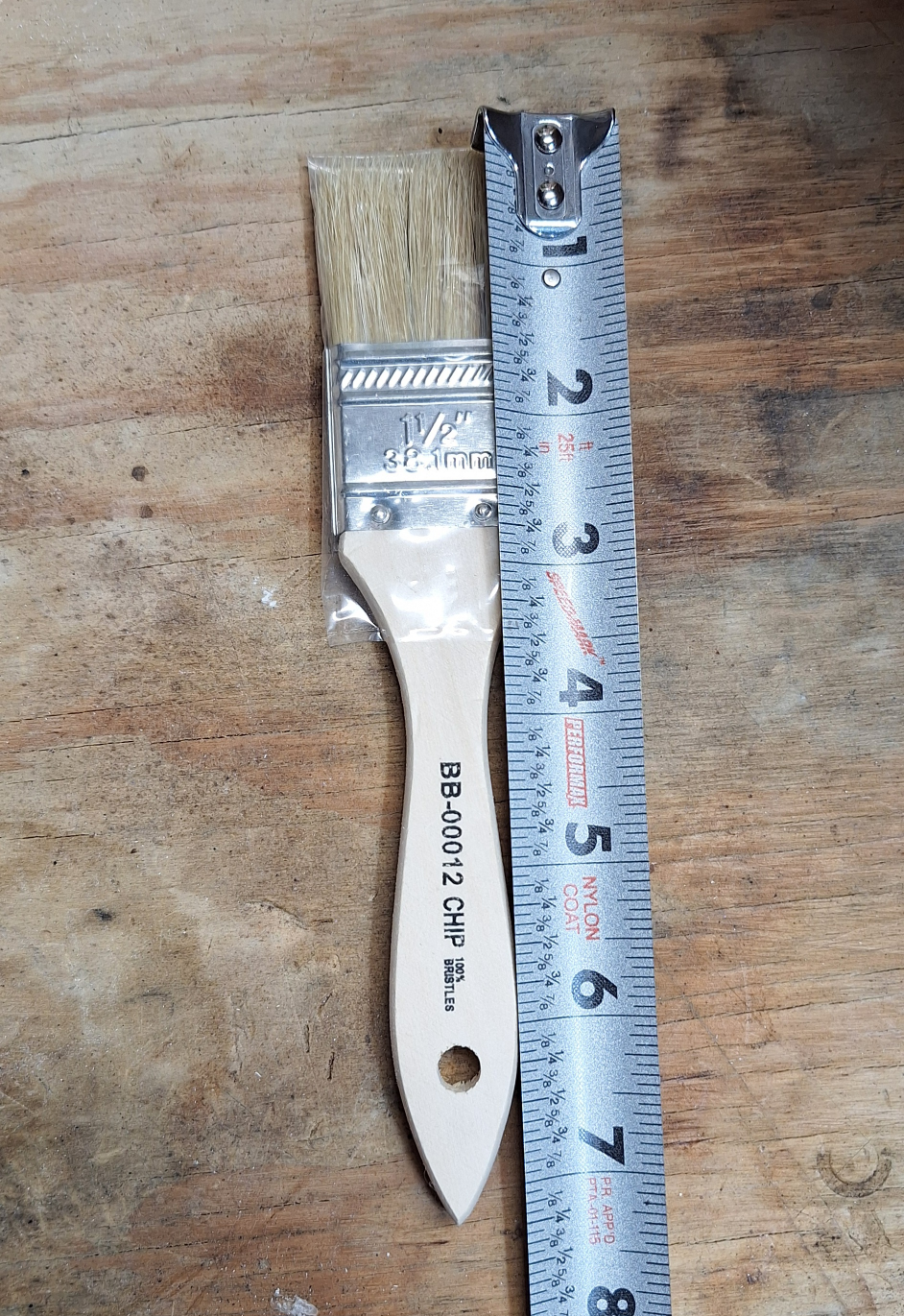 x72 Paintbrushes Chip 1.5" (38.1mm) 100% Bristles - photo 2