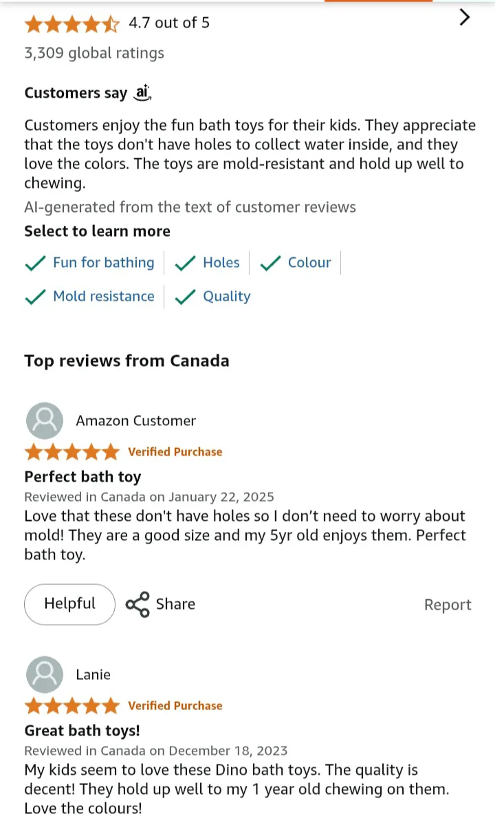 NEW!   12-Pack Dinosaur Bath Toys for Toddlers 18M+ image indicator(8)