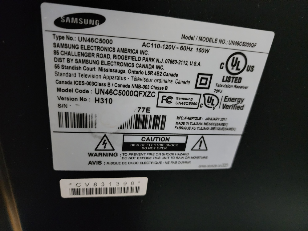 46" Samsung LED TV - photo 3