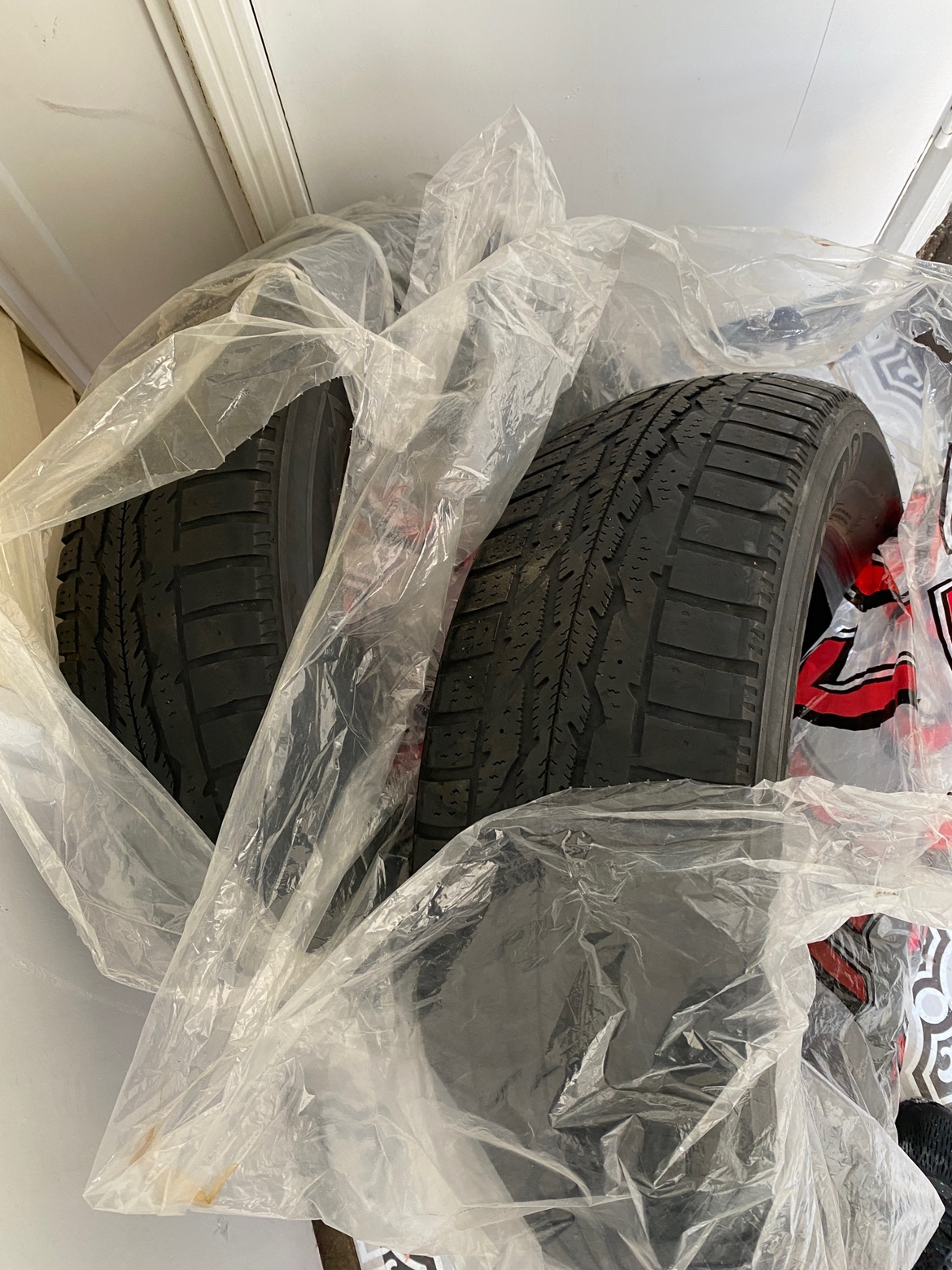 lightly used Firestone Winterforce 215/60R16 Winter Tires - photo 5