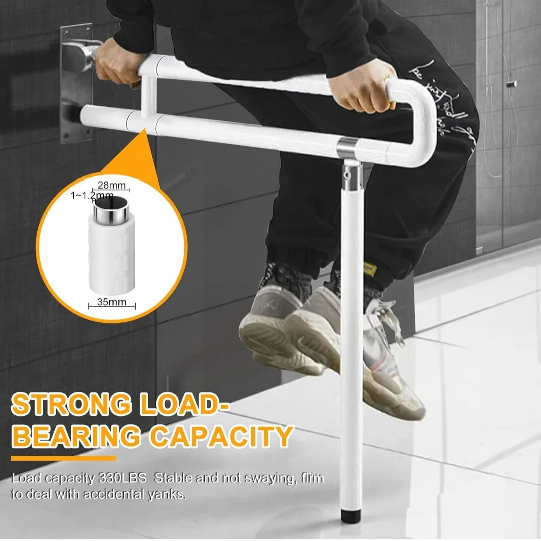FOLDABLE TOILET SAFETY GRAB BAR RAIL image indicator(6)