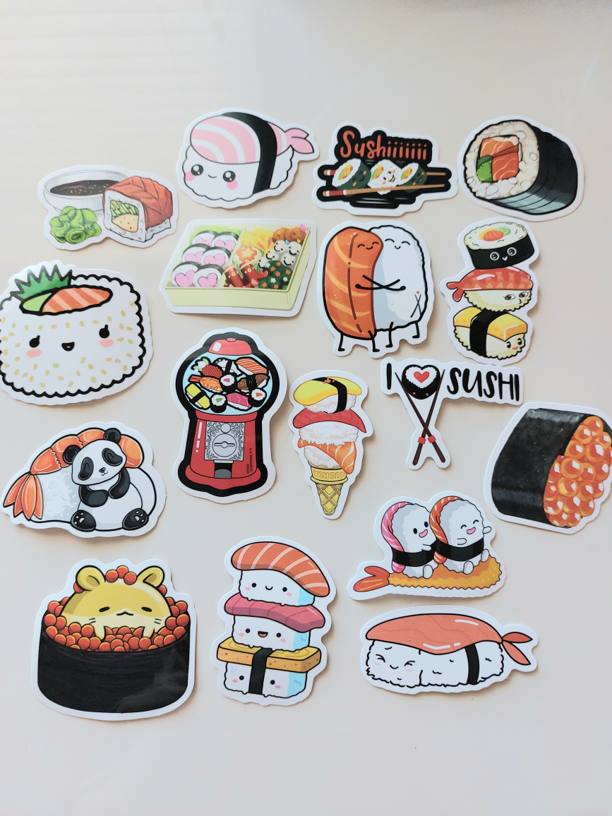 Sushi stickers 25 pcs - photo 3