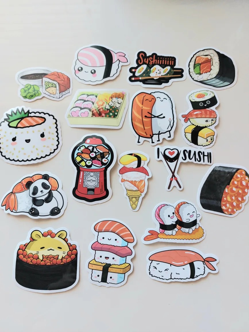 Sushi stickers 25 pcs image indicator(3)