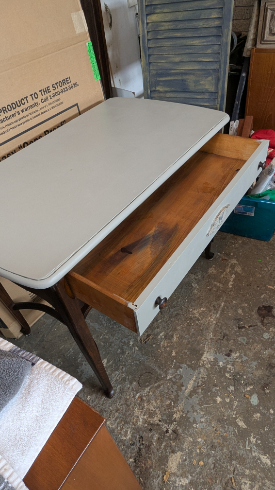 Vintage Painted Writing Desk - photo 2