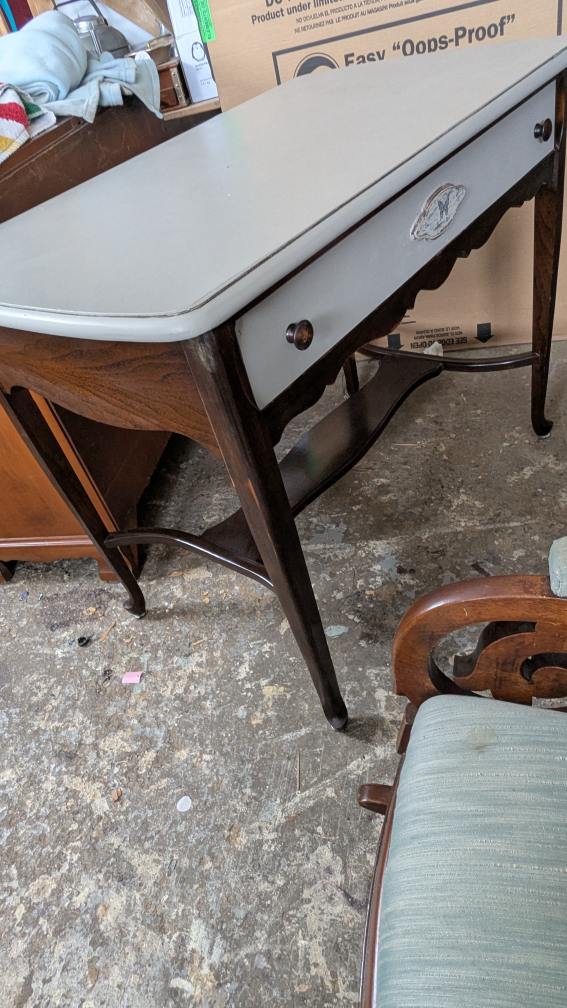 Vintage Painted Writing Desk - photo 3