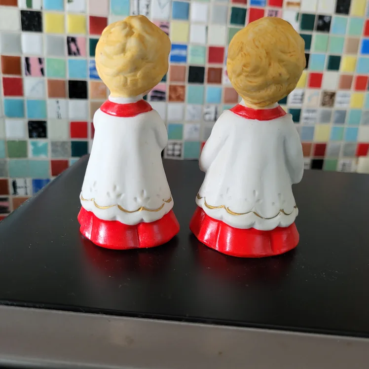 Vintage Christmas Choir Boy Figurines image indicator(2)