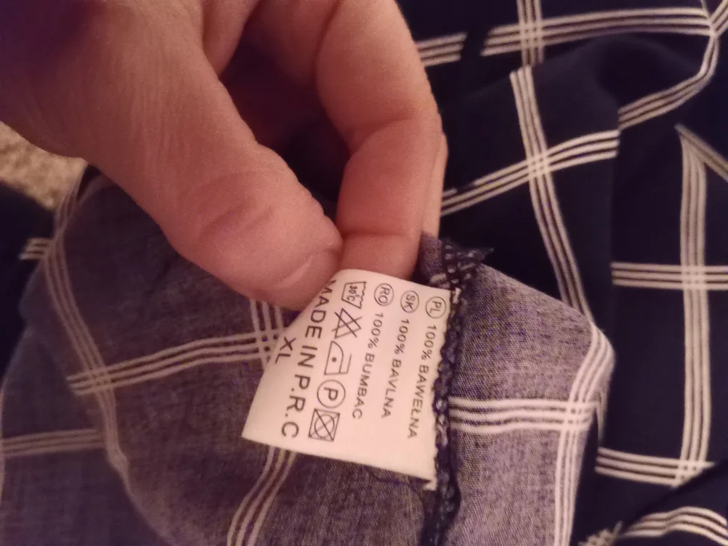 Women's Black and White Checked Blouse - Size XL🧡 image indicator(4)