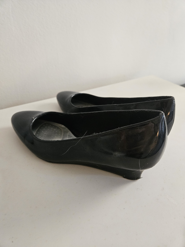Women's Black Wedge Heels - photo 2