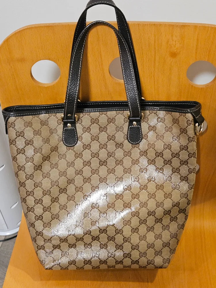 Authentic Gucci GG Canvas Tote Bag image indicator(4)