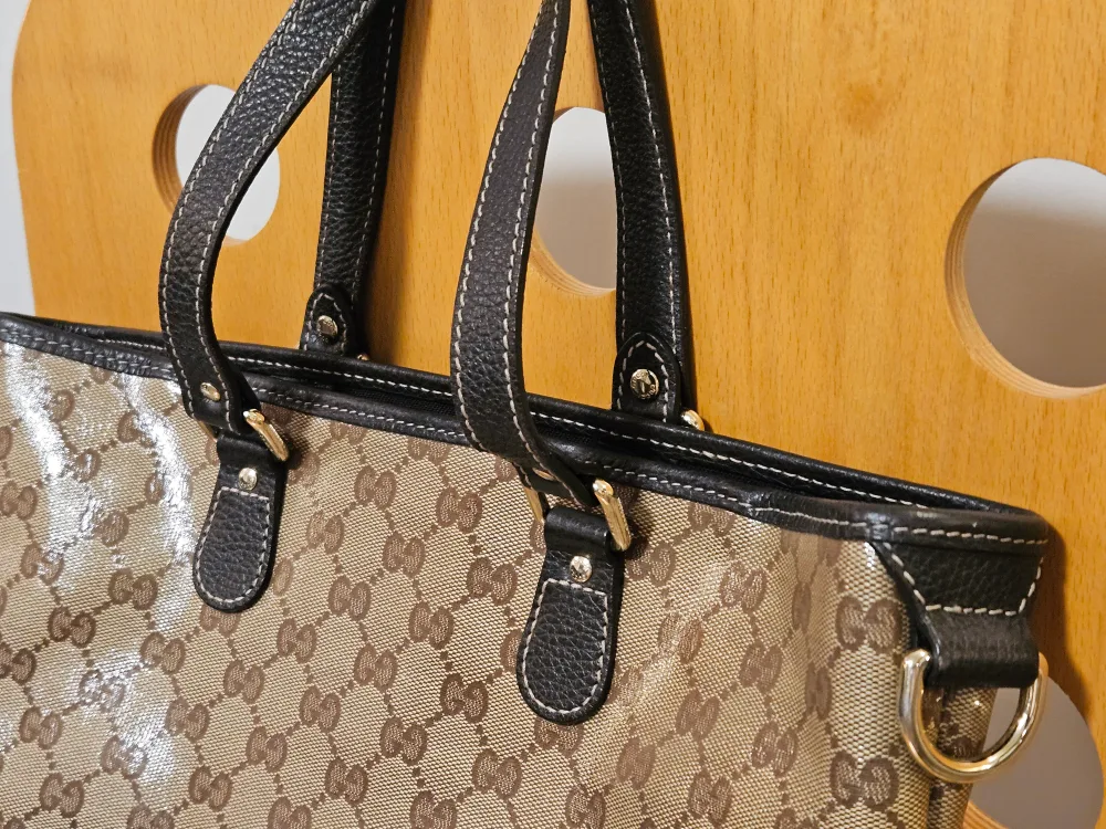 Authentic Gucci GG Canvas Tote Bag image indicator(5)