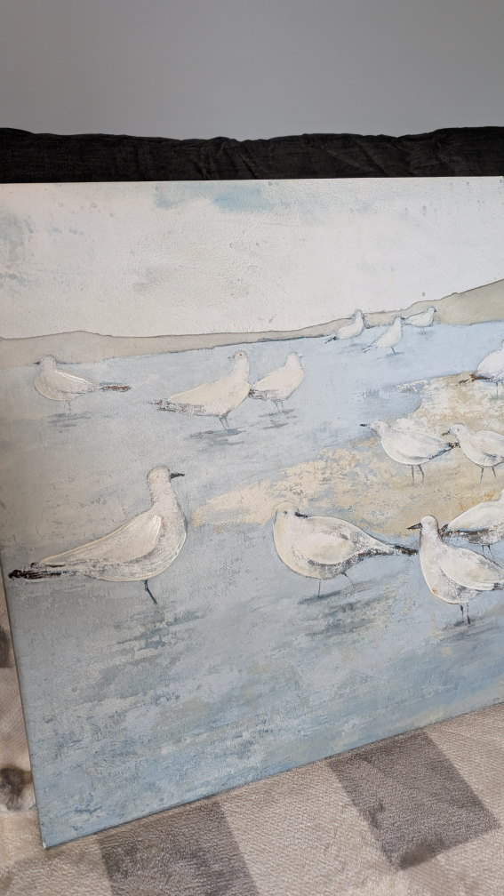 Seagull Wall Art Canvas Painting