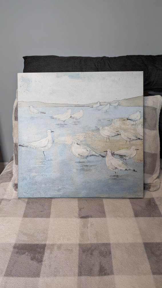 Seagull Wall Art Canvas Painting - photo 2